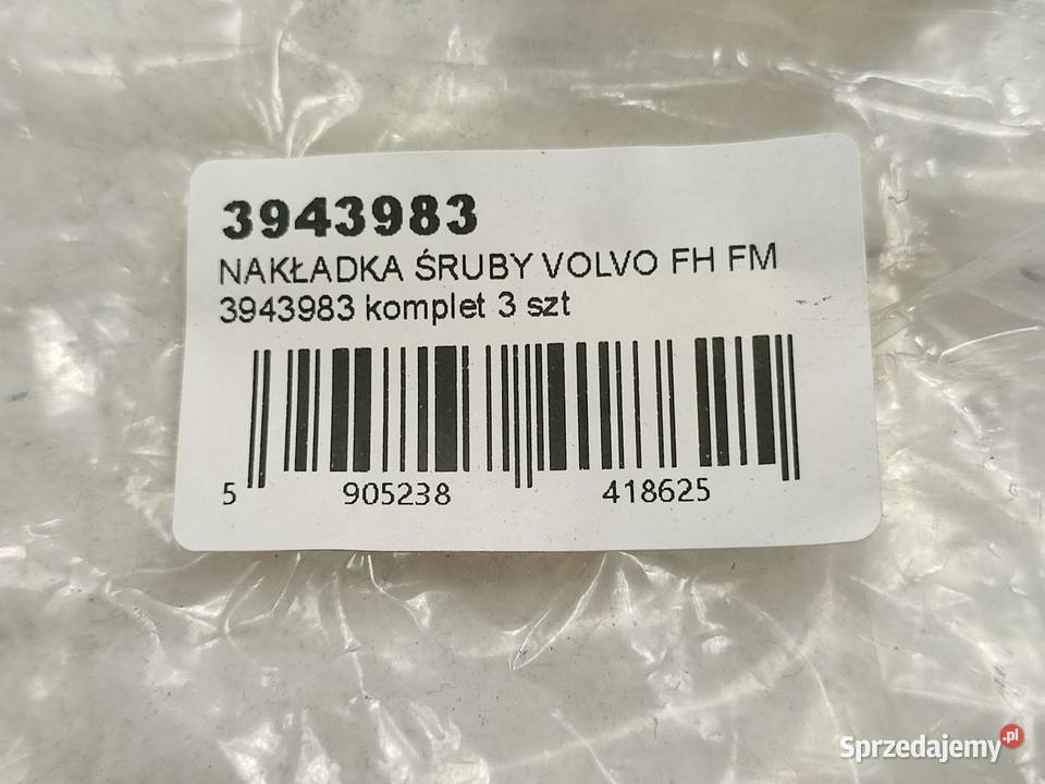 NAKŁADKA ŚRUBY 3 VOLVO FH FM NOWA ORYGINALNA