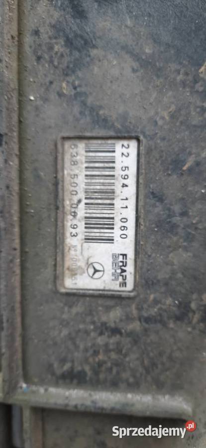 MERCEDES VITO WENTYLATOR CHŁODNICY osobowe