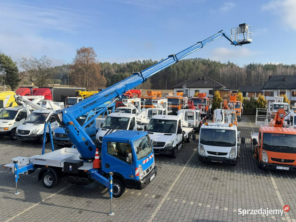 Nissan Cabstar Podnośnik Koszowy 22m RUTHMANN Rok produkcji 2016 Nissan świętokrzyskie Widełki
