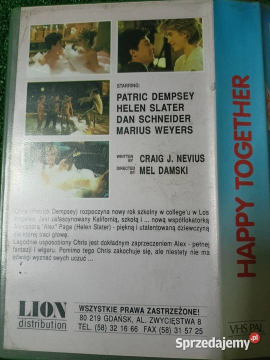 Kaseta VHS film Happy together Rzeszów sprzedam