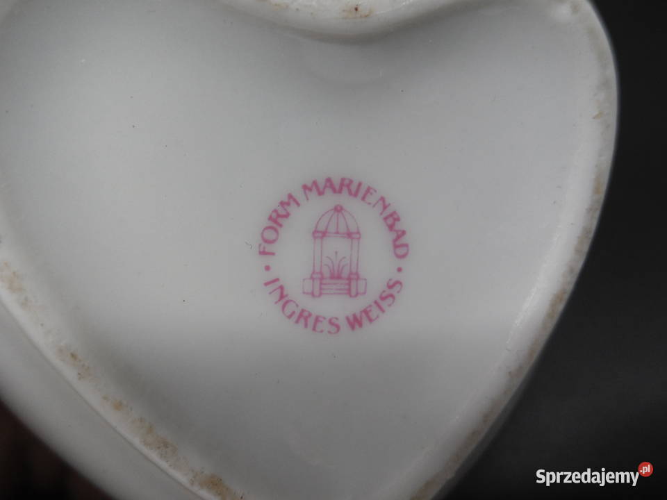 Porcelanowe puzderko SERCE Form Marienbad Ingres Raszków