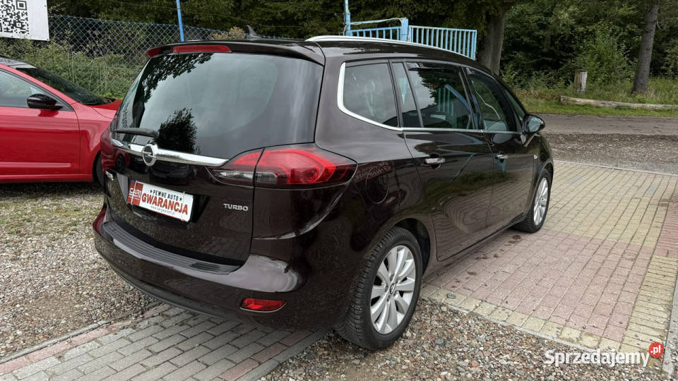 Opel Zafira 14 turbo gaz pół skóry ledy xenon Gdańsk