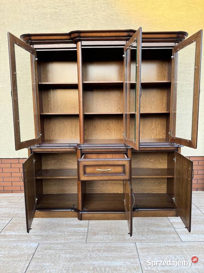 Witryna duża stylowa kredens biblioteka regał Garwolin