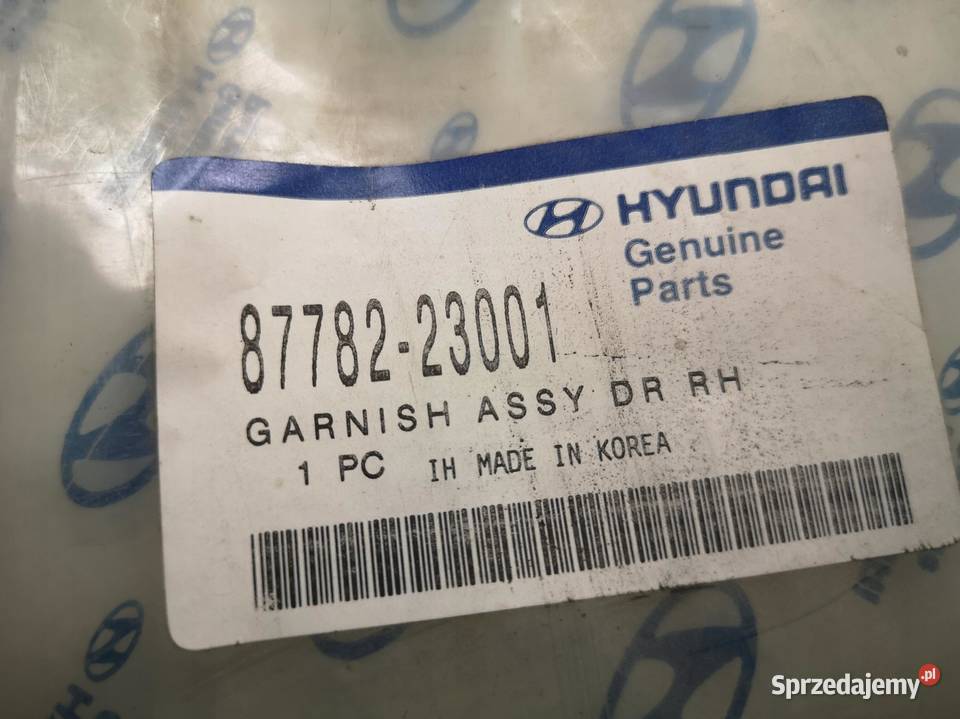 LISTWA DRZWI DOLNA PRAWY TYŁ HYUNDAI SCOUPE lubelskie