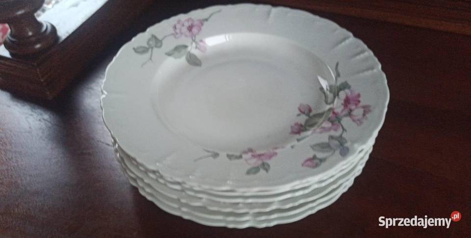 Talerz do zupy Kwiaty wiśni MZ Altrohlau R