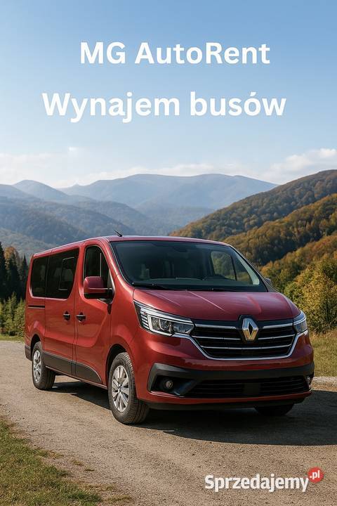 Wynajem busów 8 osobowych Renault Trafic podkarpackie Rzeszów