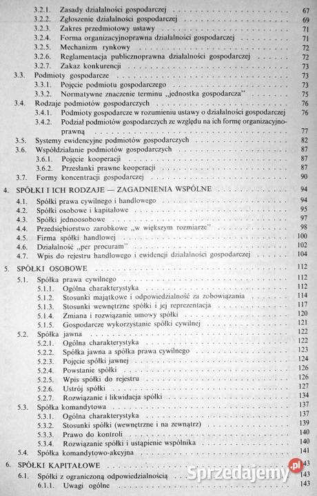 Prawo handlowe Zarys wykładu Kazimierz Kruczalak Chełm