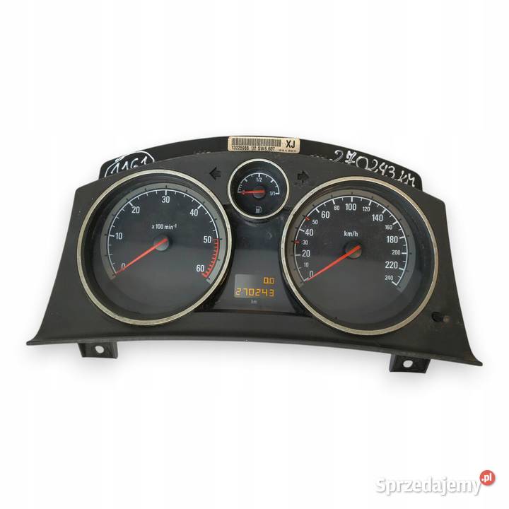 LICZNIK ZEGARY 13225988 XJ Opel Astra H Zafira B Motoryzacja Chełm