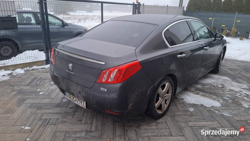 Peugeot 508 20 HDI hybrid hybryda 2012 r sedan nieuszkodzony Solec Kujawski