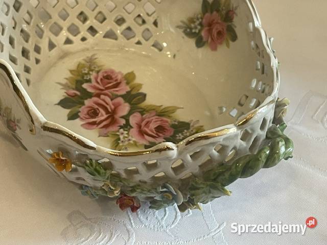 Porcelanowa ażurowa patera Berlin Kraków