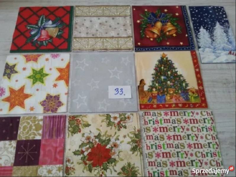 10 3 jesień zima 40 zestawów serwetki do Łódź