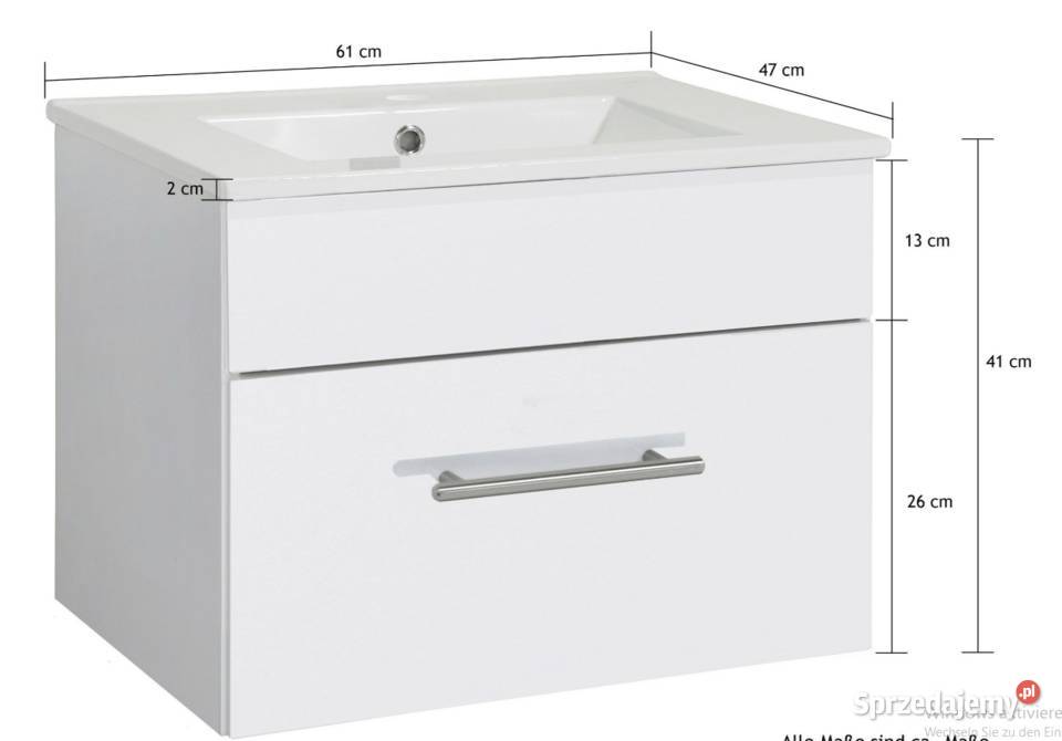 Szafka wiszaca z umywalka Dom i Ogród Świebodzin