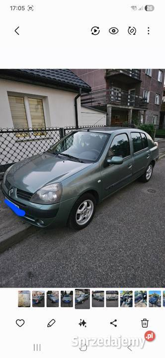 Renault thalia 14 2004 benz Lpg mazowieckie Płońsk sprzedam