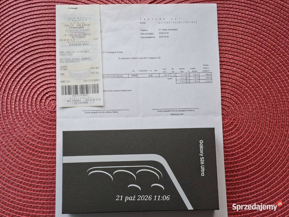 Samsung Galaxy S26 Ultra 5G 12512GBDS Czarny z zachodniopomorskie Stargard