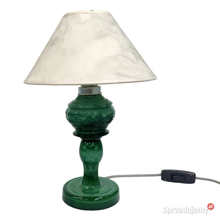 Lampa stołowa ze szkła malachitowego Warszawa sprzedam