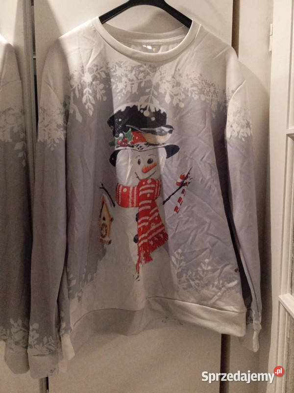 Bluza Bluzka Damska Świąteczna LXL Nowa Merry długi Bydgoszcz