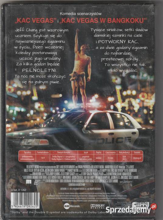 NIELETNI PEŁNOLETNI 2013 Miles Teller DVD Pruszków