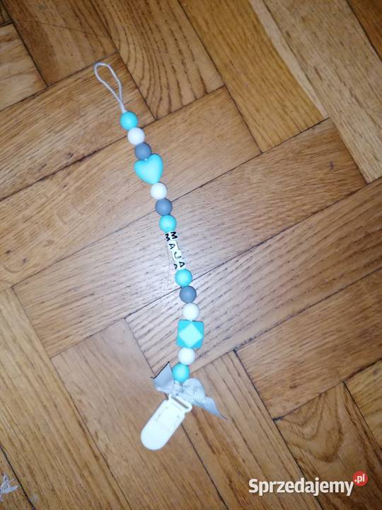 Smycz na smoczek z imieniem pomorskie