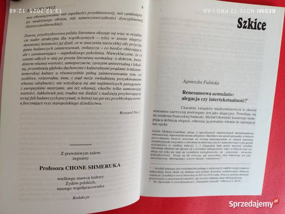 Teksty Drugie 4 46 1997 Gry ze staropolszczyzną Katowice sprzedam
