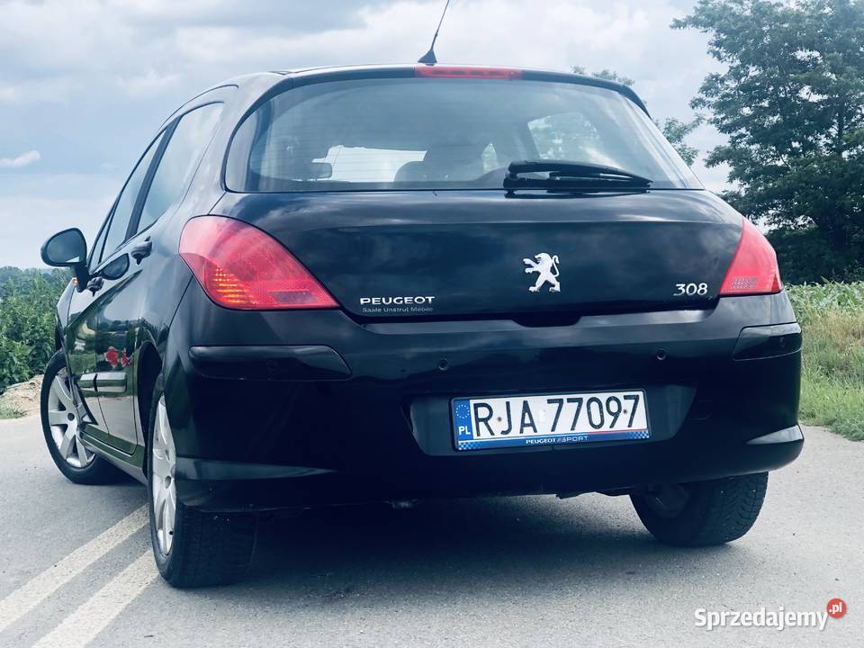 Peugeot 308 16MPI 16V 120 CZARNY Przeworsk sprzedam