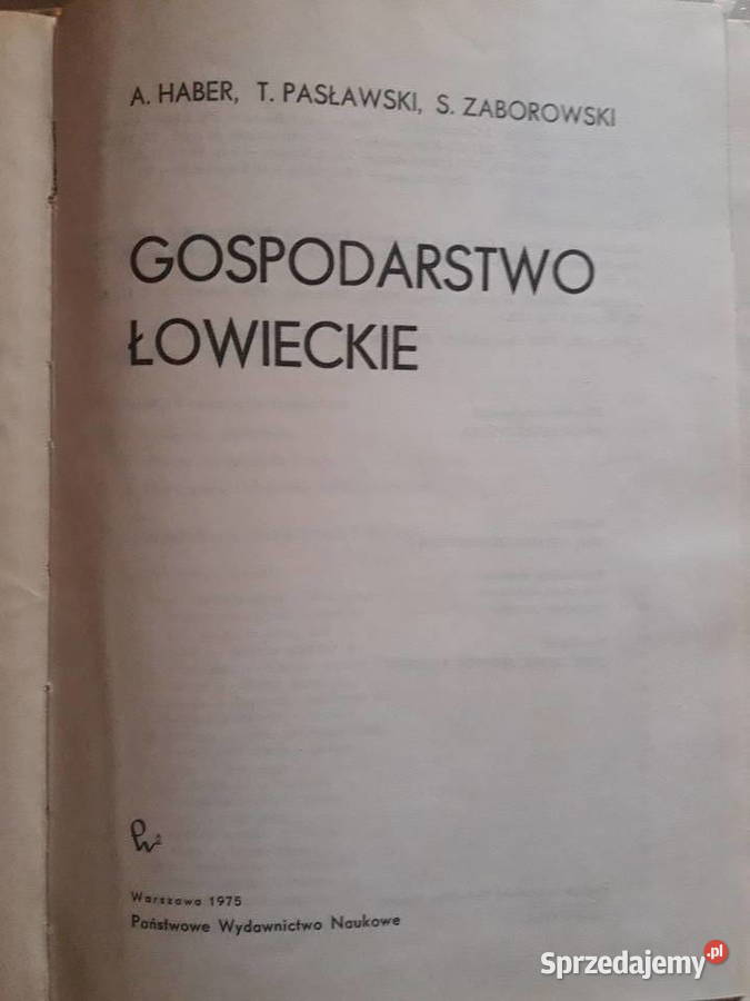 Gospodarstwo Łowieckie Haber Pasławski sprzedam