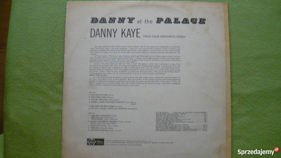 Płyta Danny Kaye śląskie Myszków
