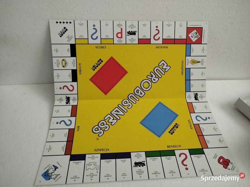 Gra planszowa Eurobusiness Eurobiznes ładny stan Zgierz