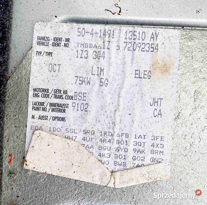 SKODA OCTAVIA 2 II DRZWI PRAWY TYŁ 9102 SREBRNY osobowe Radom sprzedam
