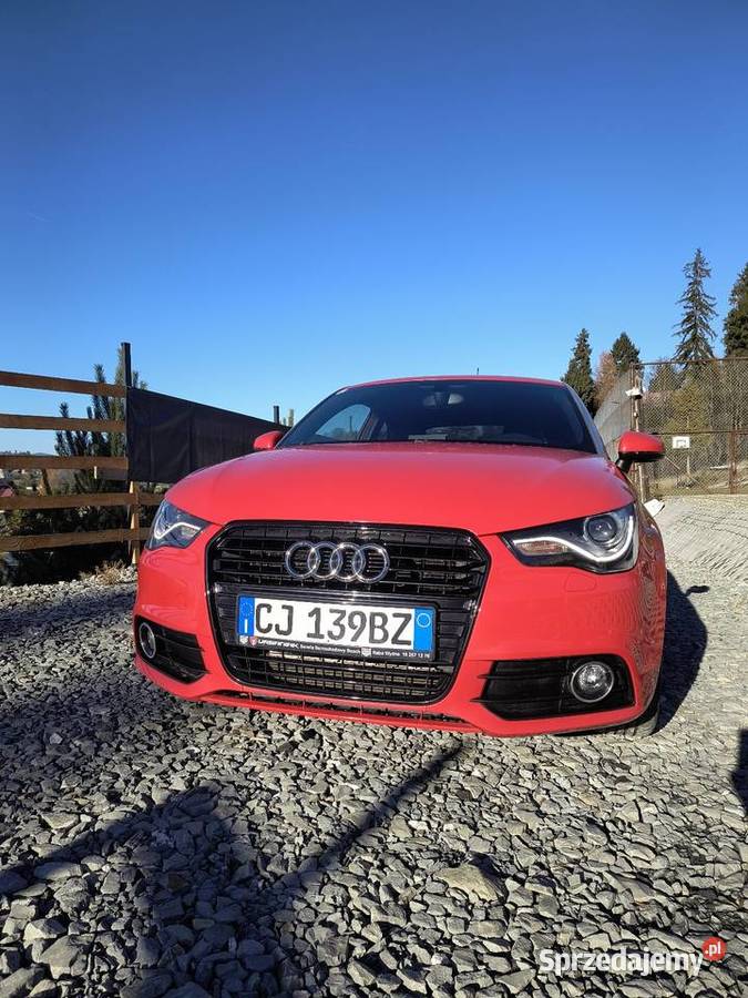 Audi A1 benzyna ful led czerwona perła Jabłonka