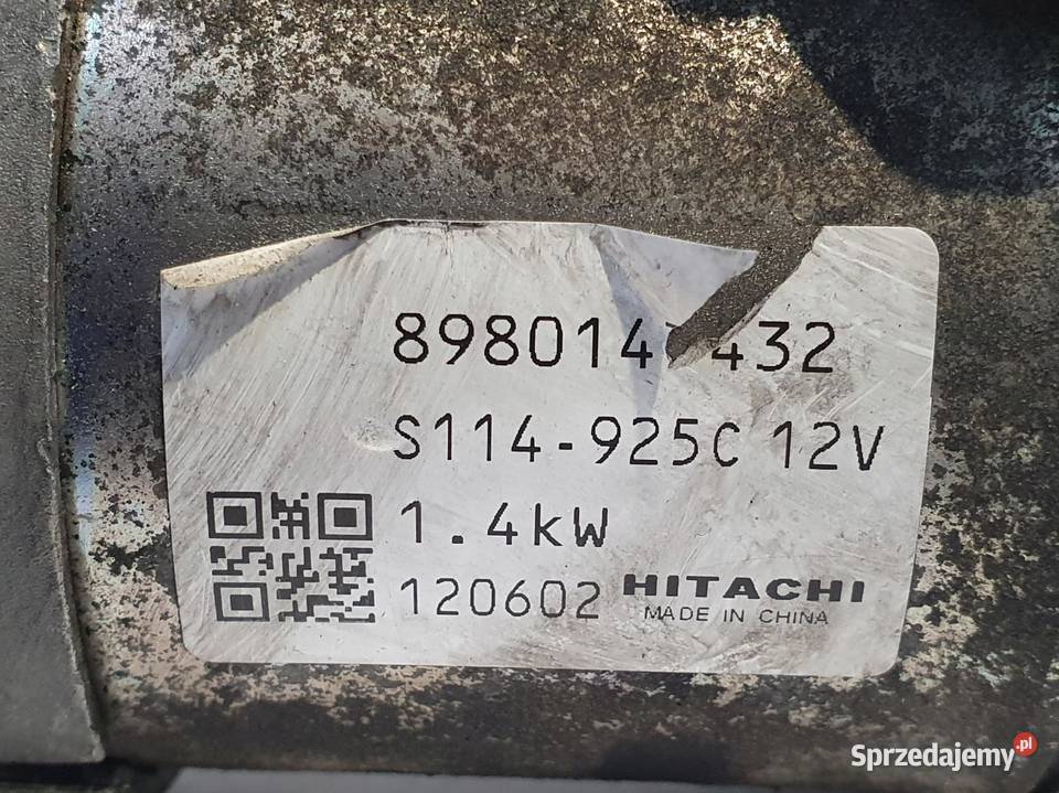 ROZRUSZNIK Opel Zafira B Astra J 17 CDTI osobowe sprzedam