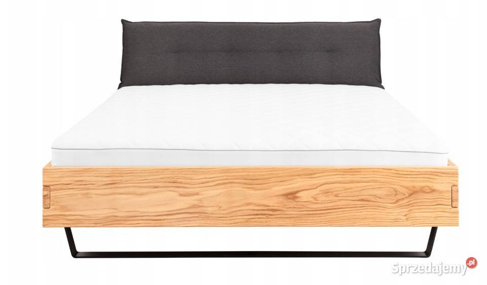 Łóżko Loftowe Dębowe Pikowane SANNY 180x200 Warszawa