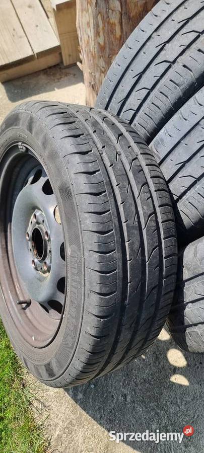 Sprzedam 8 opon z felgami stalowymi BMW seria 1 Dukla