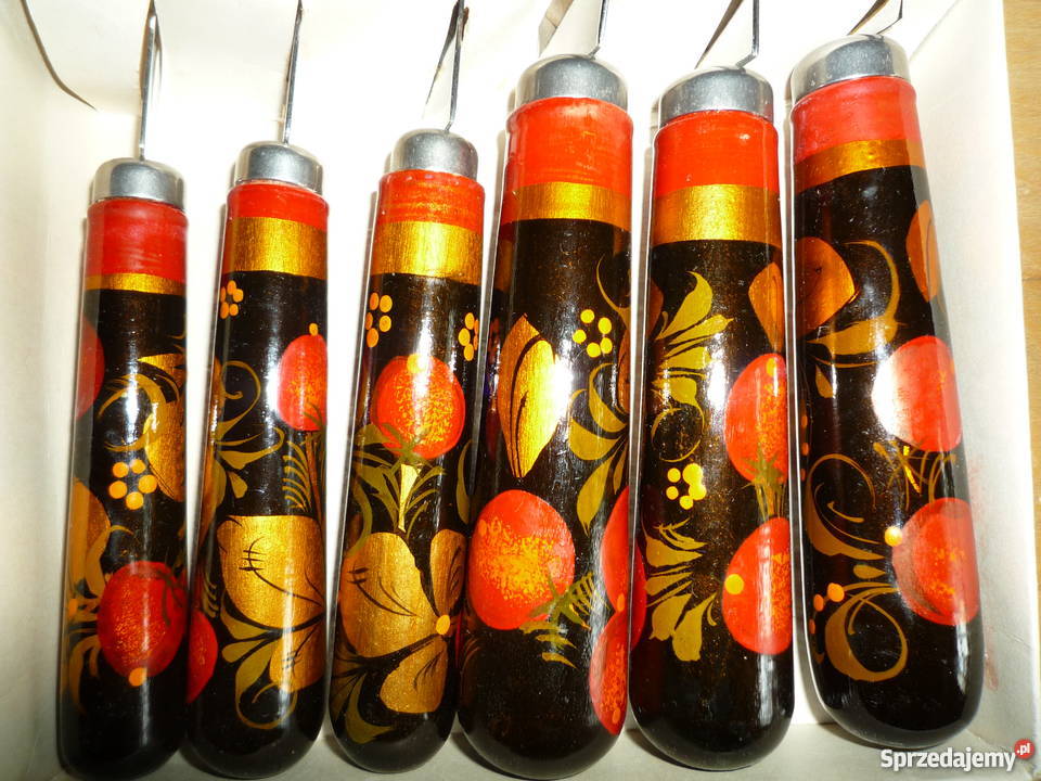 6X zestaw noży 6X zestaw łyżek dekoracyjnych Warszawa sprzedam