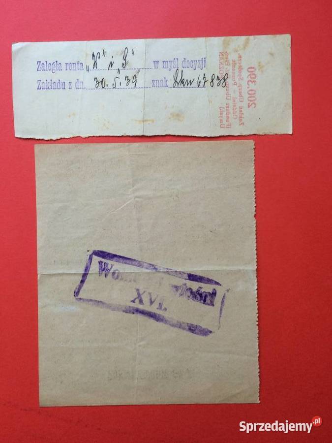 2556 Pokwitowanie Z Badania Mięsa I Opłata zachodniopomorskie Szczecin