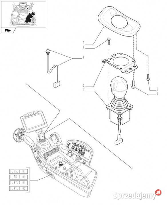 Holland T6010 Joystick 84253192 Jastrzębniki
