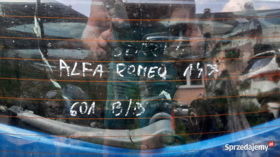 kompletna klapa bagażnika Alfa Romeo 147 lak 601 Dębno sprzedam