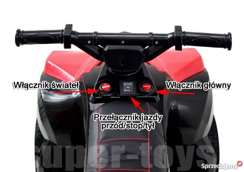QUAD NA AKUMULATOR NA MIĘKKICH KOŁACH SUPER Toruń