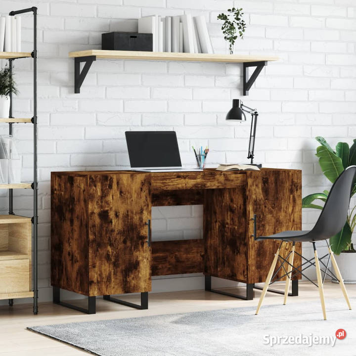 Biurko przydymiony dąb 140x50x75 materiał Pozostałe Warszawa
