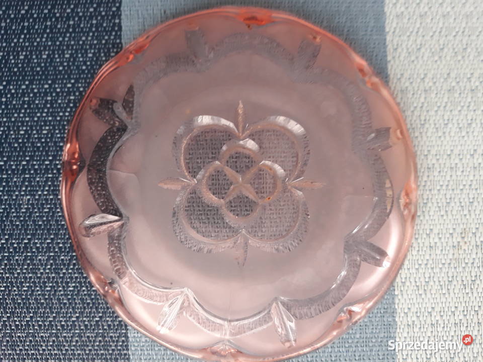 Talerzyki kryształowe szklane 4 kolor