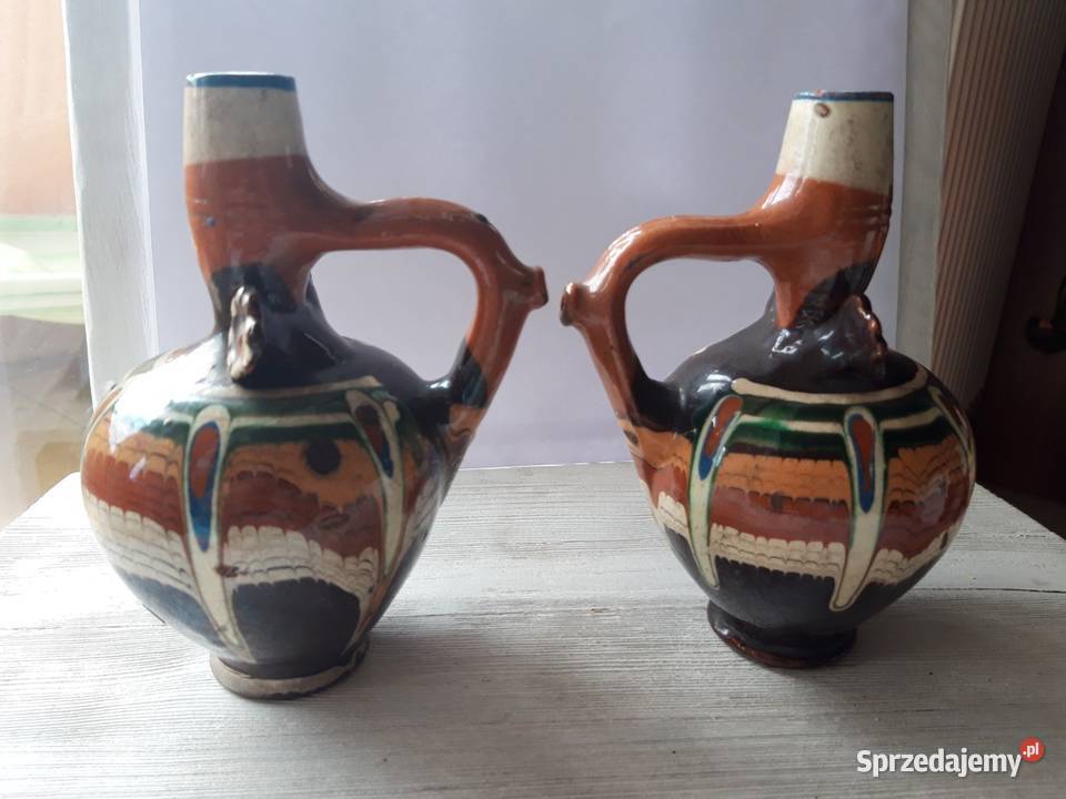 Wazon dzbanek ceramiczny stary zabytkowy Bielsko-Biała