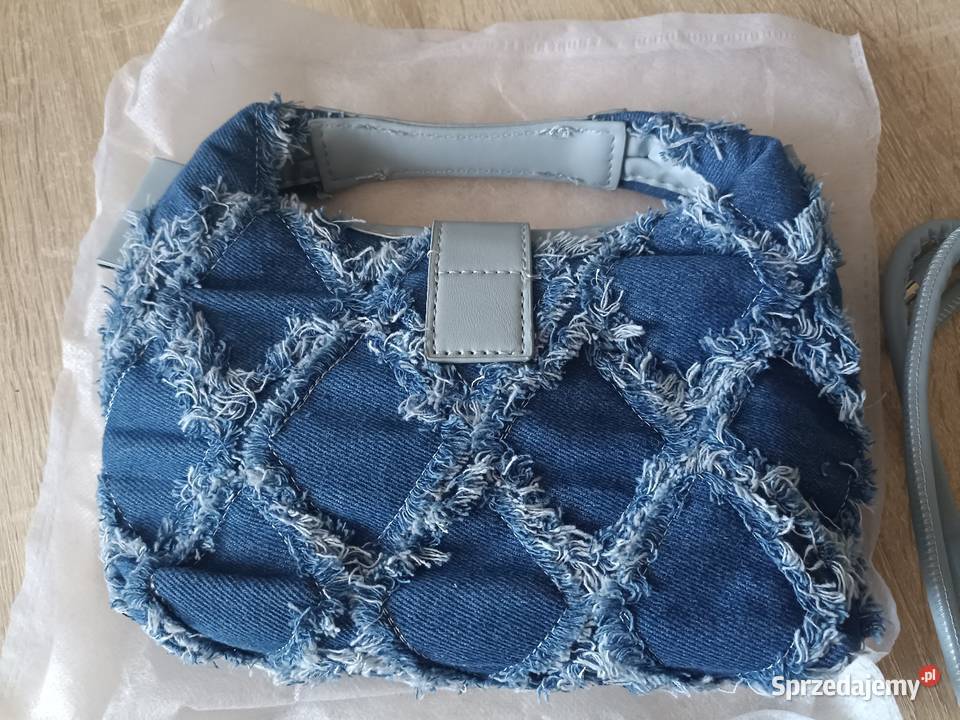 Torebka dżinsowa retro mała na ramię Kwidzyn