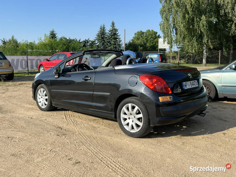 Peugeot 207 CC 16 Benzyna 120 2008r Z Sprawną Kabriolet mazowieckie Warszawa