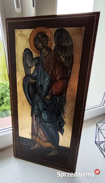 Duża ikona Archanioła ręcznie pisana 6030 Radom