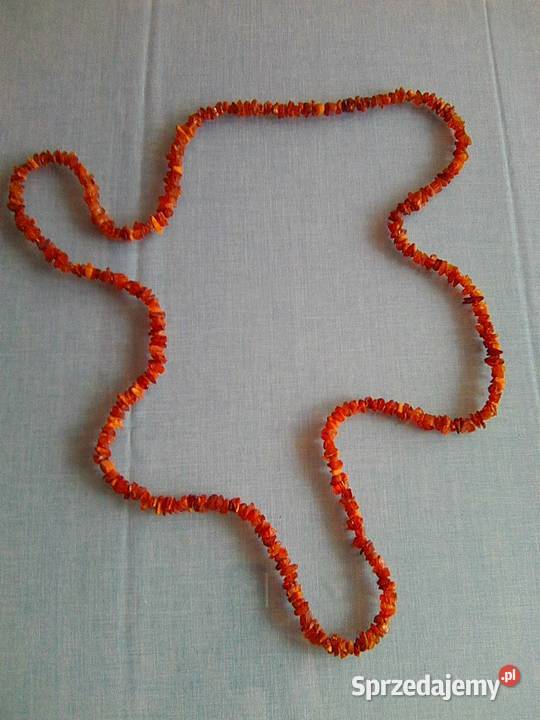 Bursztynowy Naszyjnik Bryłki Warszawa sprzedam