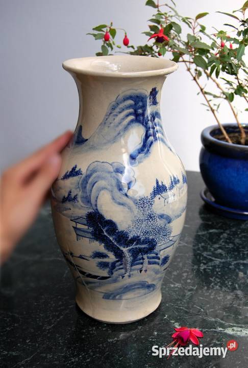 Dona Vietnam unikat waza kamionkowa wazon wielokolorowy Lublin sprzedam