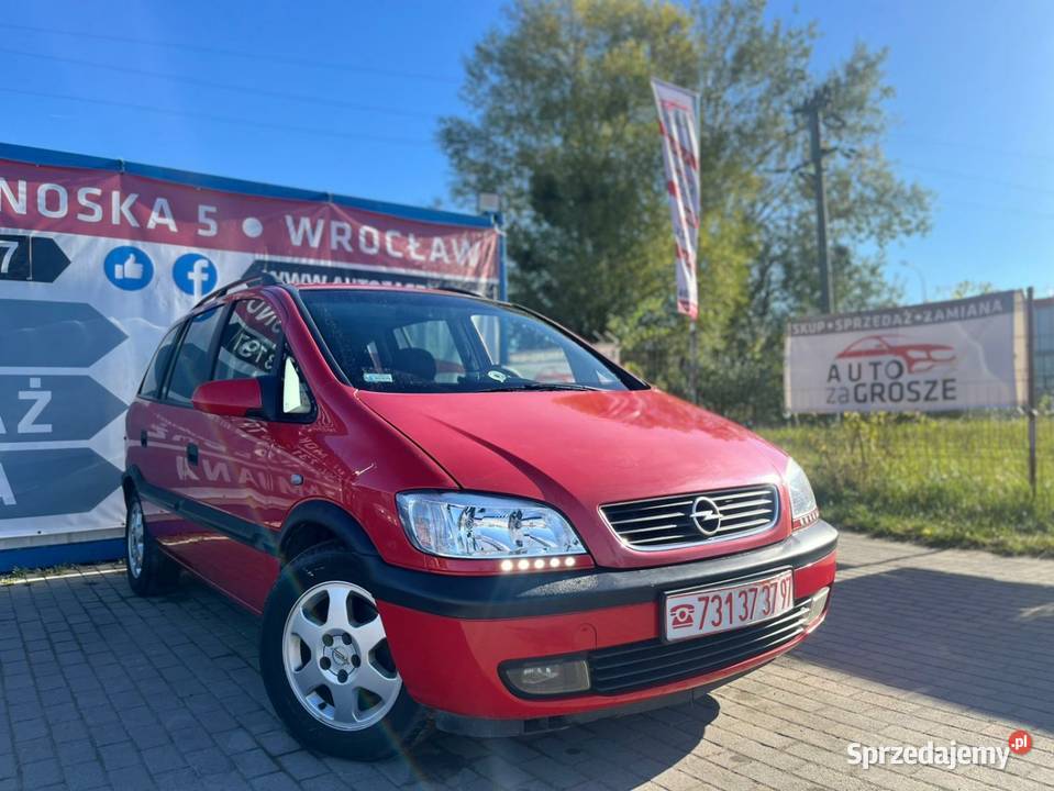 Opel Zafira 18 Benzyna7 Osobowy AUTOMAT Alufelgi benzyna+LPG Wrocław