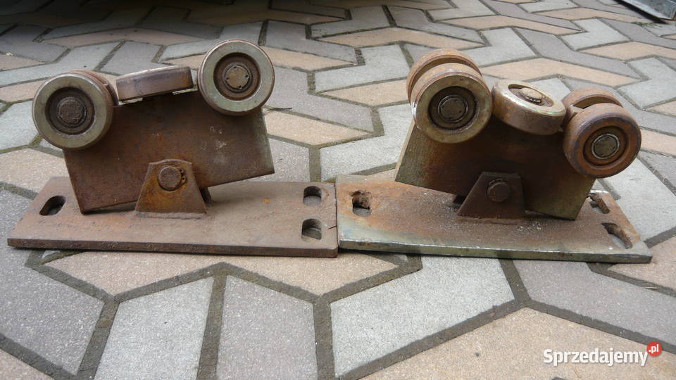 Wózki 2 rolki rolka do bramy przesuwnej wózek Sokółka