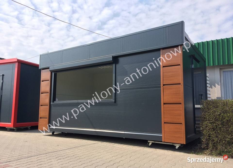 NOWY PAWILON GASTRONOMICZNY KONTENER HANDLOWY