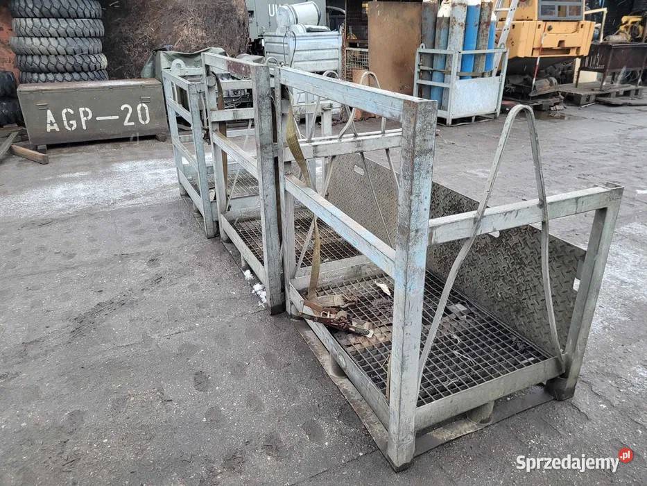 Pojemnik paleta kontener kosz na butle do gazów łódzkie Koluszki