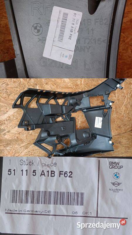 BMW G20 G21 LCI ŚLIZG mocowanie zderzaka prawy Pleszew